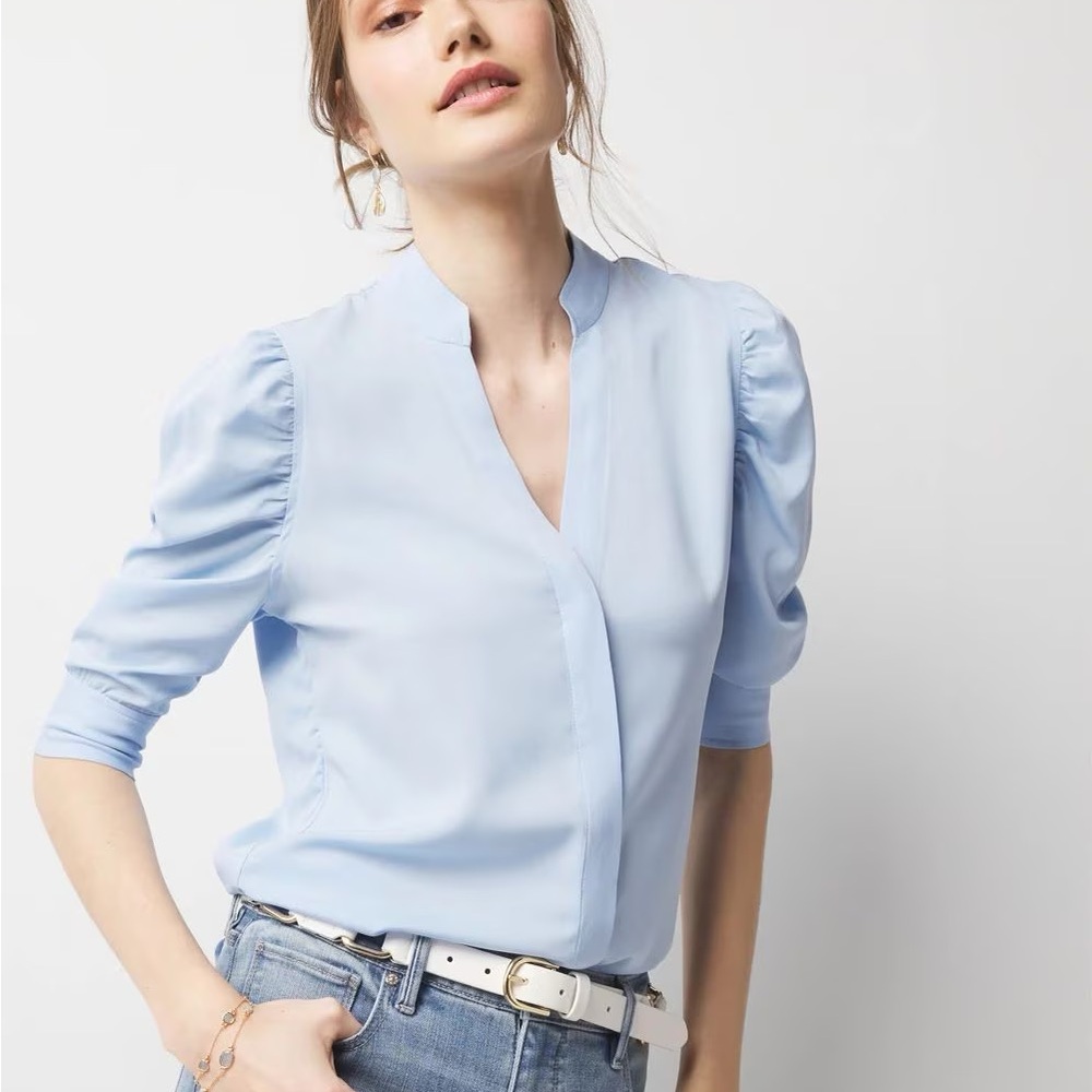 Buy 2 - Get 1 FREE - 
Ruched Sleeve Shirt
